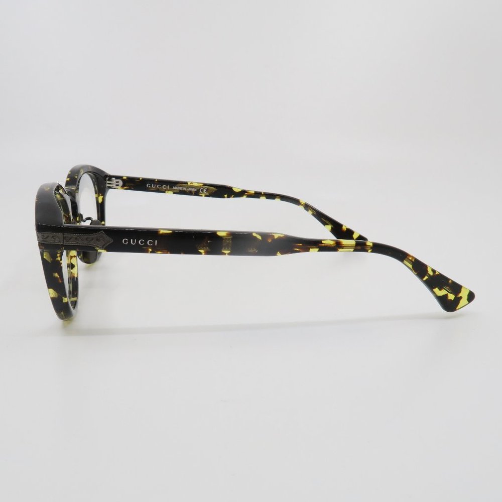 Gucci GG0071O 002 50mm Tortoise Gloss and Titanium New Men's Eyeglasses. - Picture 7 of 9